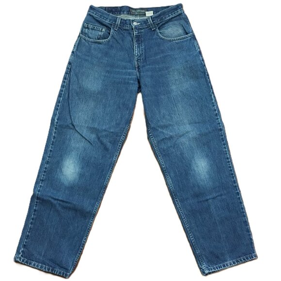 Vintage Levis Silvertab Baggy Jeans Size 31 X 32 Blue Denim Y2K